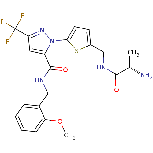 Chemical structure of BindingDB Monomer ID 27643