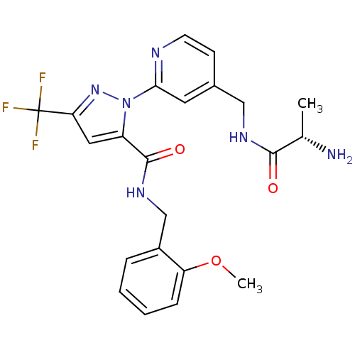 Chemical structure of BindingDB Monomer ID 27645