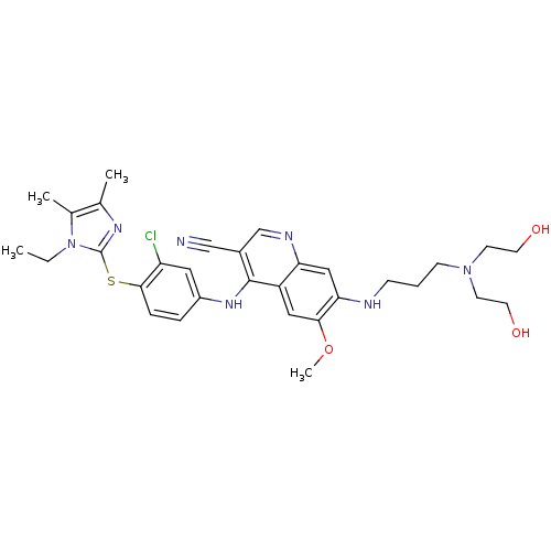 Chemical structure of BindingDB Monomer ID 28096