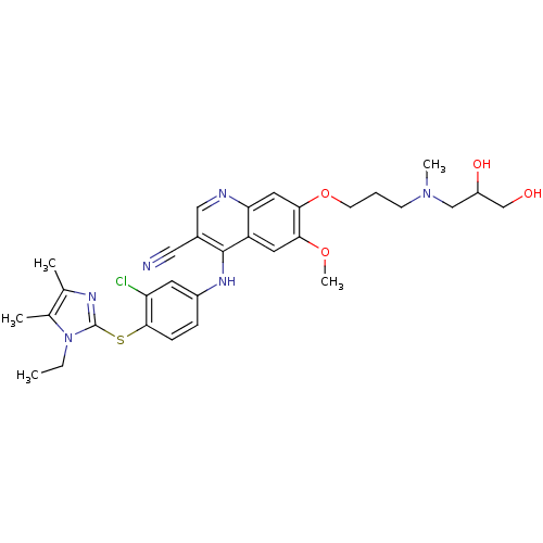 Chemical structure of BindingDB Monomer ID 28110