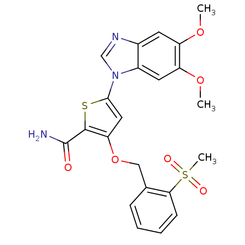 Chemical structure of BindingDB Monomer ID 28180