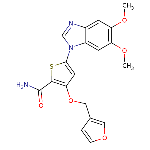 Chemical structure of BindingDB Monomer ID 28196