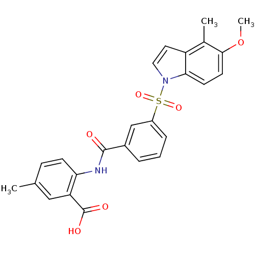 Chemical structure of BindingDB Monomer ID 28694