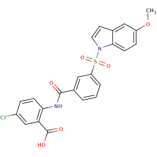 Chemical structure of BindingDB Monomer ID 28696