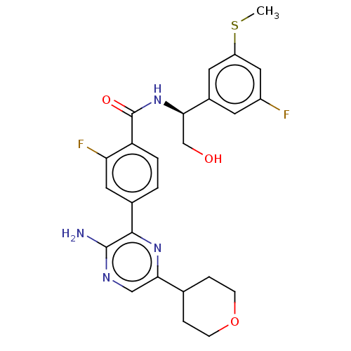 Chemical structure of BindingDB Monomer ID 204316