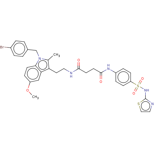 Chemical structure of BindingDB Monomer ID 205492