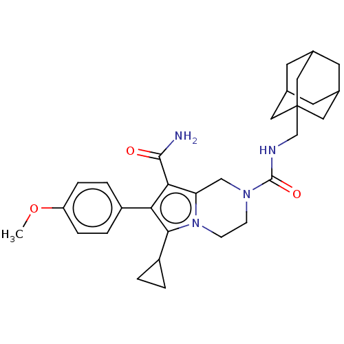 Chemical structure of BindingDB Monomer ID 206986
