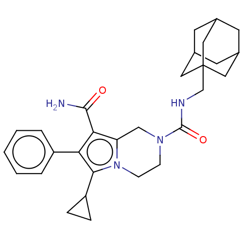 Chemical structure of BindingDB Monomer ID 206987