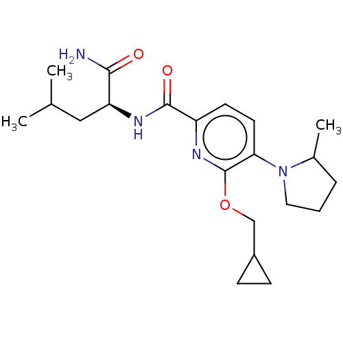 Chemical structure of BindingDB Monomer ID 210198