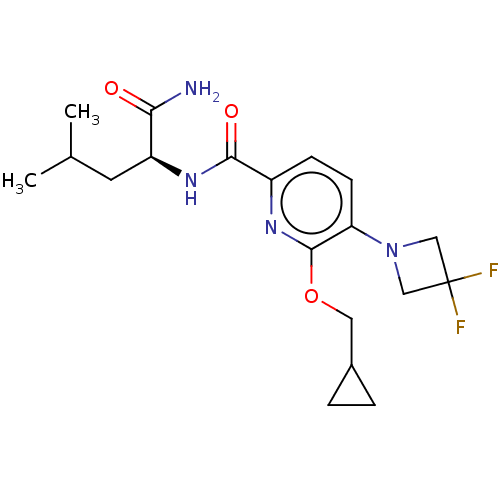 Chemical structure of BindingDB Monomer ID 210384