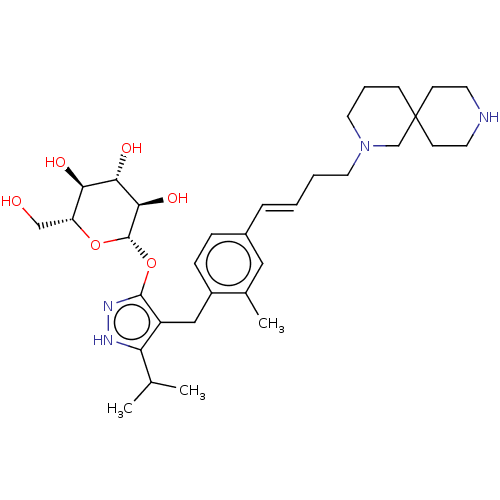 Chemical structure of BindingDB Monomer ID 213821