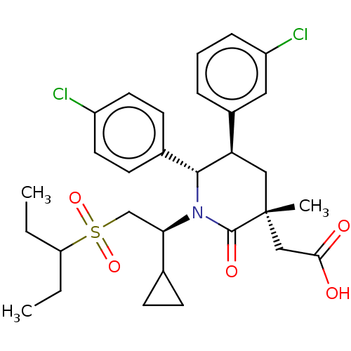 Chemical structure of BindingDB Monomer ID 215385