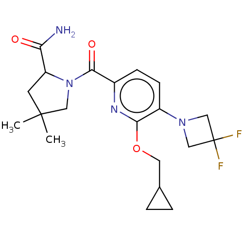 Chemical structure of BindingDB Monomer ID 221172