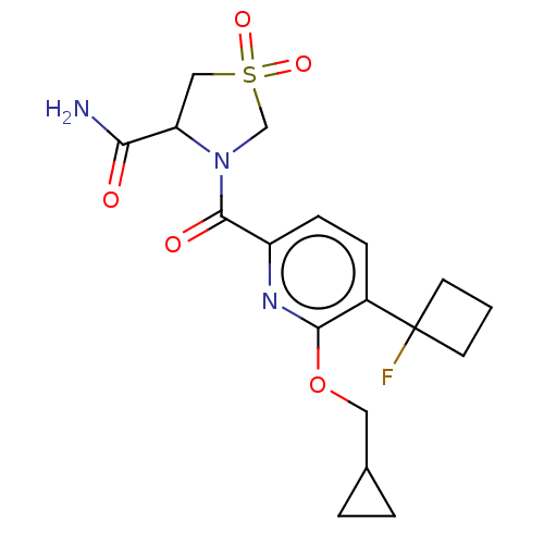 Chemical structure of BindingDB Monomer ID 221207