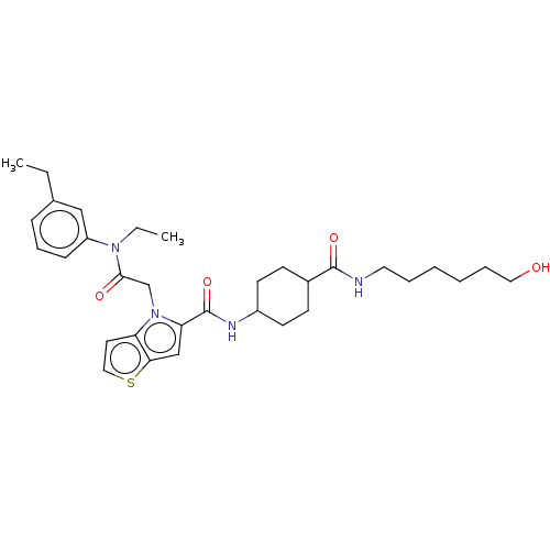 Chemical structure of BindingDB Monomer ID 223182