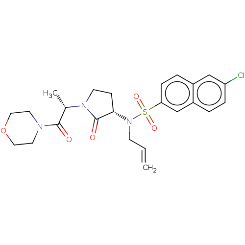 Chemical structure of BindingDB Monomer ID 226019