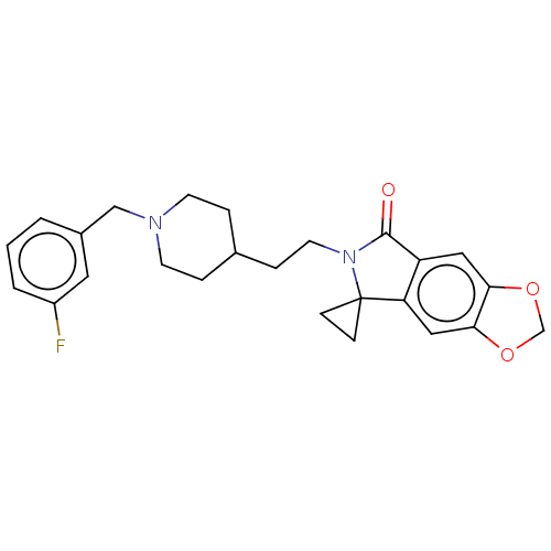 Chemical structure of BindingDB Monomer ID 231534