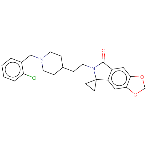 Chemical structure of BindingDB Monomer ID 231536