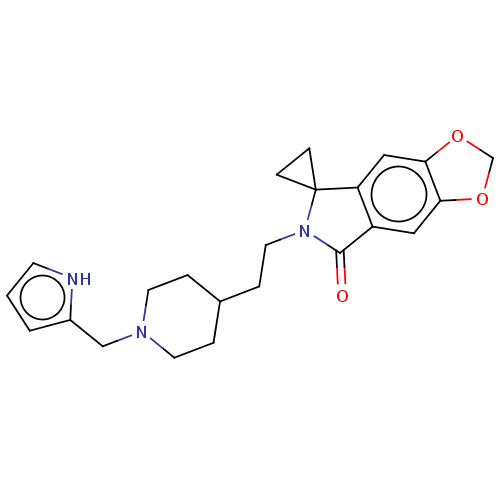 Chemical structure of BindingDB Monomer ID 231554