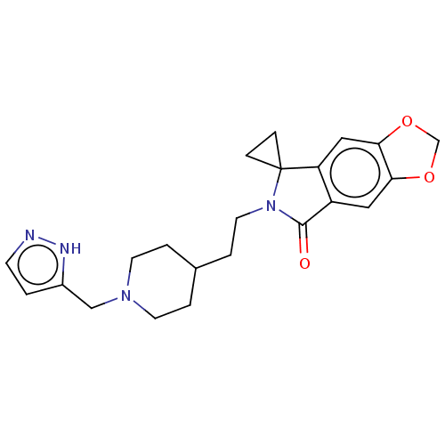 Chemical structure of BindingDB Monomer ID 231556