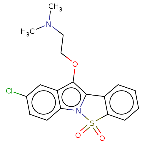 Chemical structure of BindingDB Monomer ID 234384