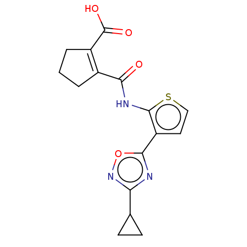 Chemical structure of BindingDB Monomer ID 234684