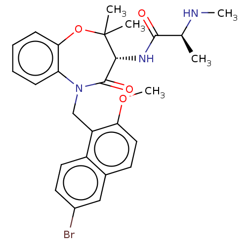 Chemical structure of BindingDB Monomer ID 237556