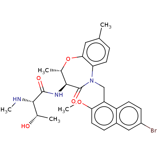 Chemical structure of BindingDB Monomer ID 237629