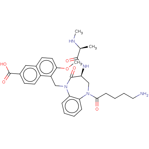 Chemical structure of BindingDB Monomer ID 242642