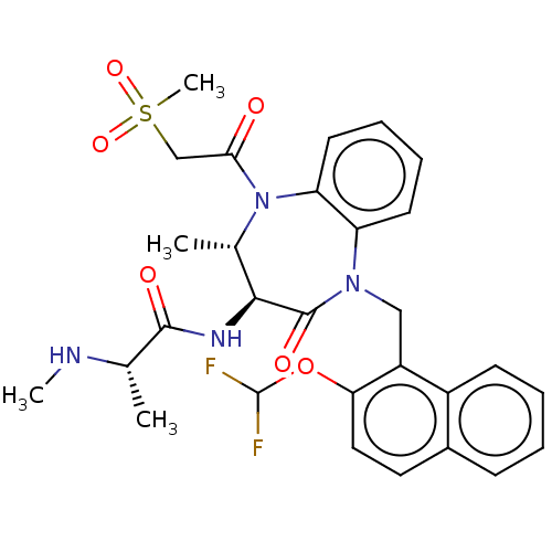 Chemical structure of BindingDB Monomer ID 242819