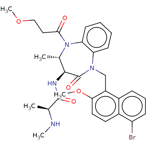 Chemical structure of BindingDB Monomer ID 242821
