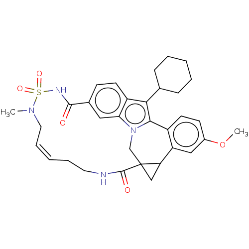 Chemical structure of BindingDB Monomer ID 243459