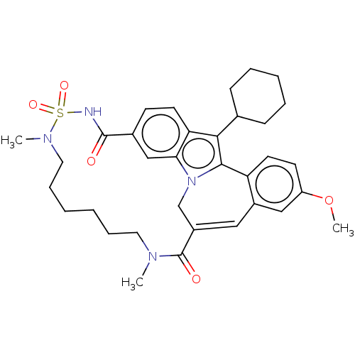 Chemical structure of BindingDB Monomer ID 243474