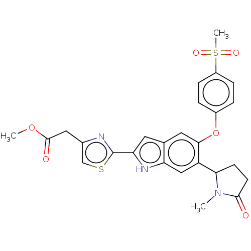 Chemical structure of BindingDB Monomer ID 249154