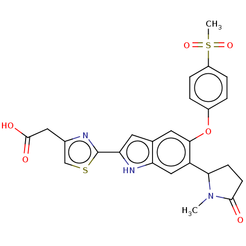 Chemical structure of BindingDB Monomer ID 249156
