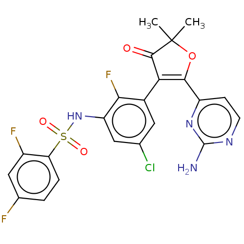 Chemical structure of BindingDB Monomer ID 249255