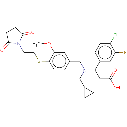 Chemical structure of BindingDB Monomer ID 249761