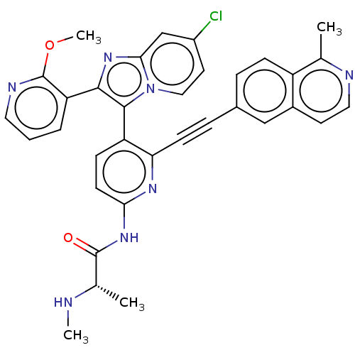 Chemical structure of BindingDB Monomer ID 254005