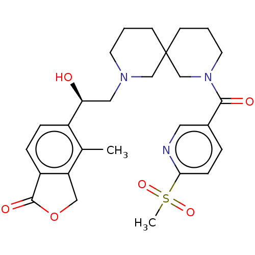 Chemical structure of BindingDB Monomer ID 254089