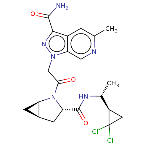 Chemical structure of BindingDB Monomer ID 254460