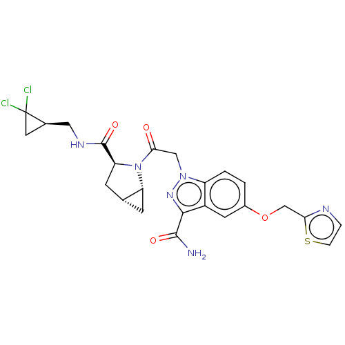 Chemical structure of BindingDB Monomer ID 254462