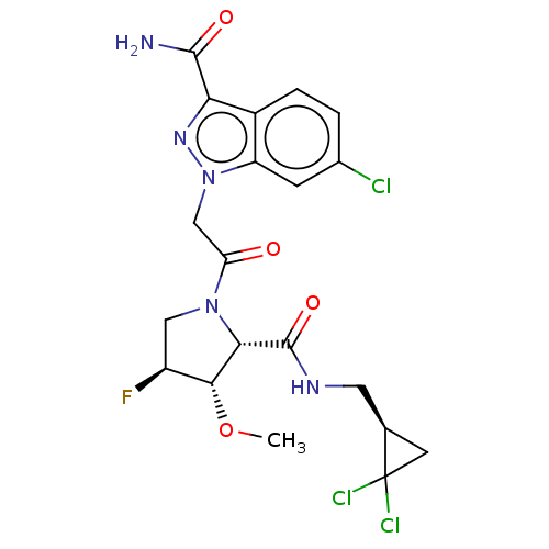 Chemical structure of BindingDB Monomer ID 254463