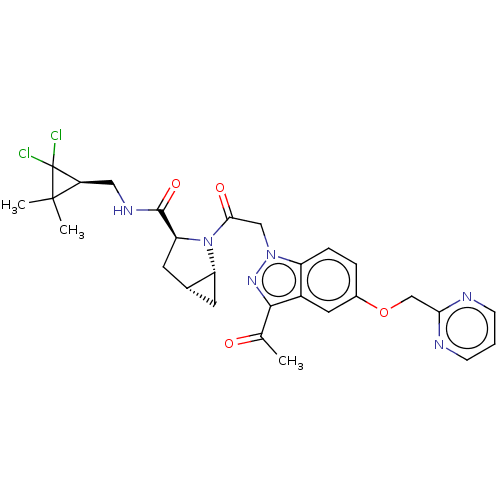 Chemical structure of BindingDB Monomer ID 254526