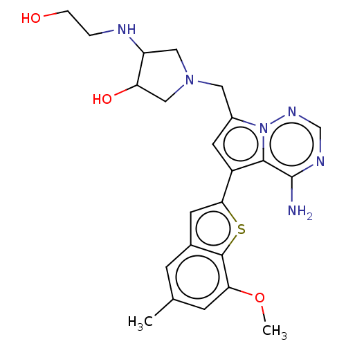 Chemical structure of BindingDB Monomer ID 255636