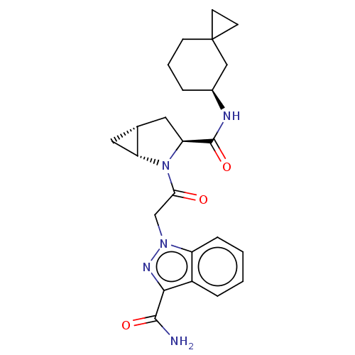 Chemical structure of BindingDB Monomer ID 256206