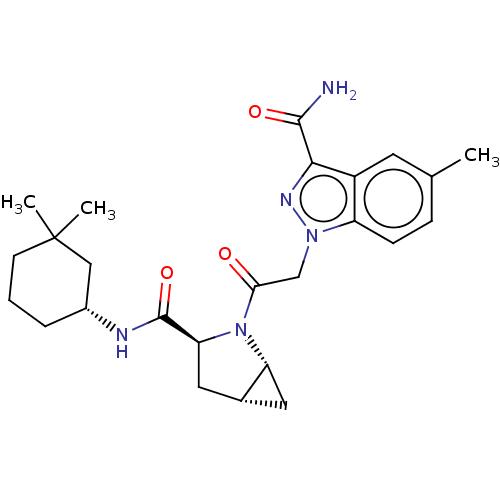 Chemical structure of BindingDB Monomer ID 256207