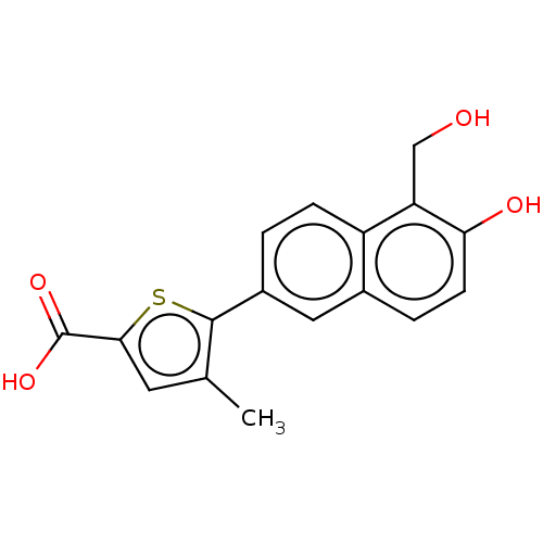 Chemical structure of BindingDB Monomer ID 257004