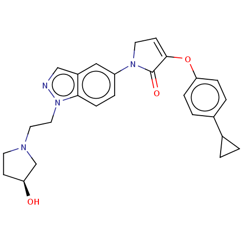 Chemical structure of BindingDB Monomer ID 258829