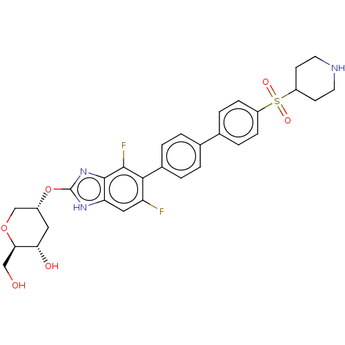 Chemical structure of BindingDB Monomer ID 260444