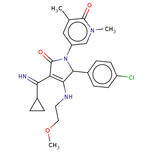 Chemical structure of BindingDB Monomer ID 264434